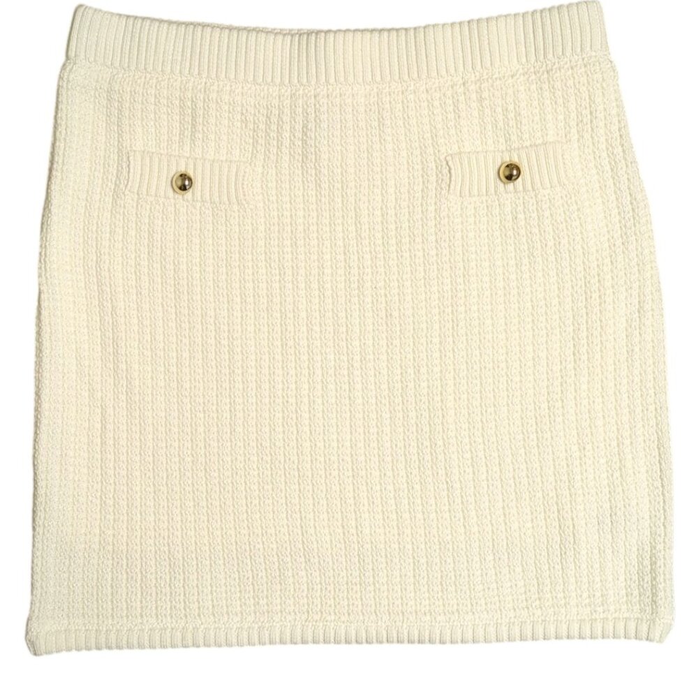 French Connection Women's Knit Textured Sweater Skirt